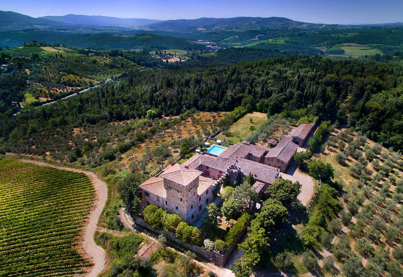Castello Di Cafaggio Villa Impruneta Exterior photo